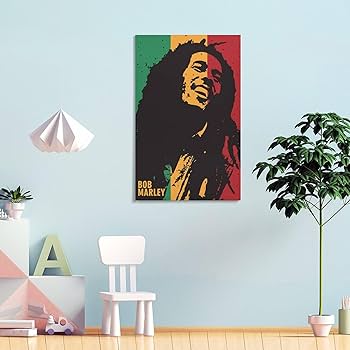 Amazon.co.jp: ボブ・マーリー歌手ポスター 印刷 ポスター キャンバス